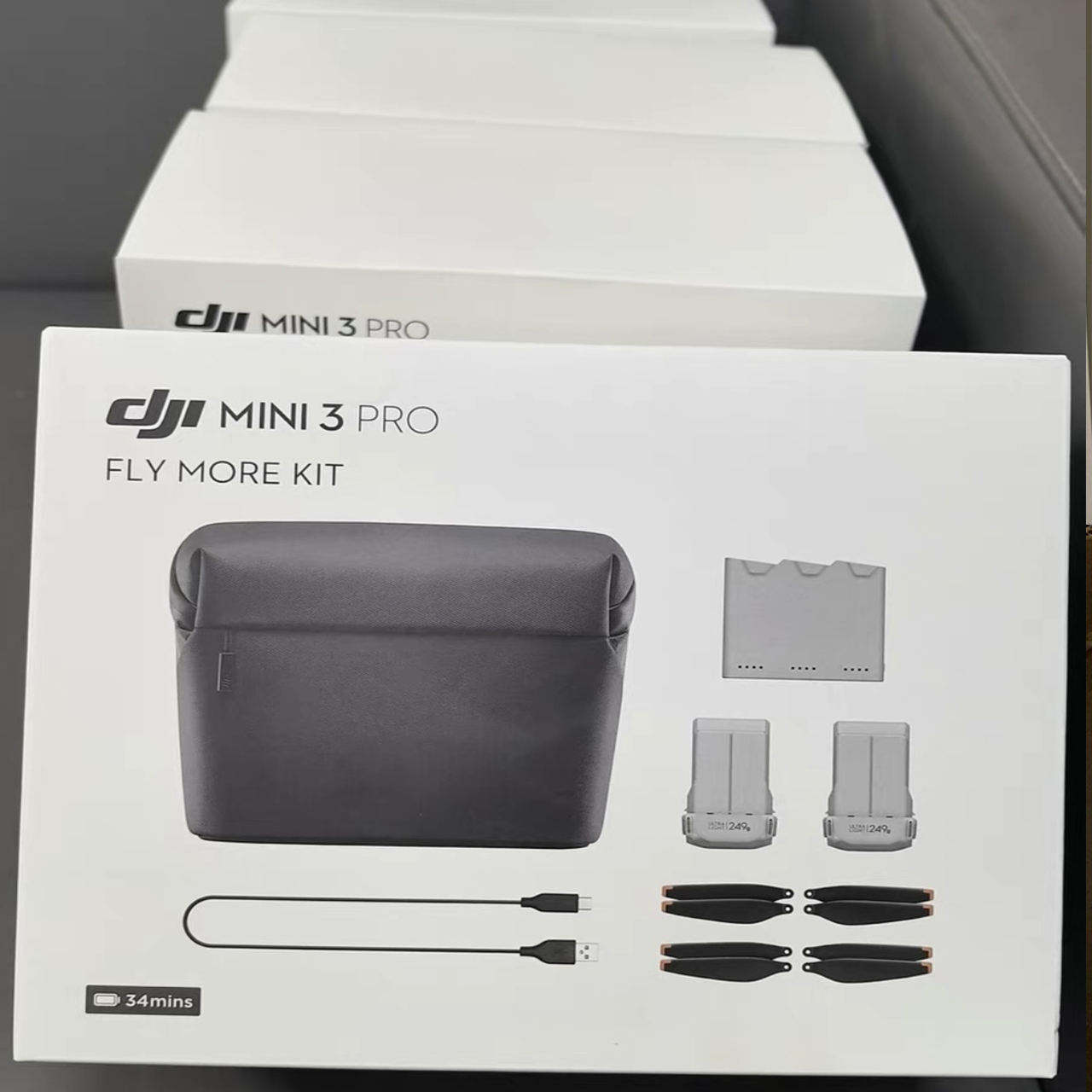 Original DJI Mini 3 Pro Fly More Kit Plus - Two-Way Charging Hub