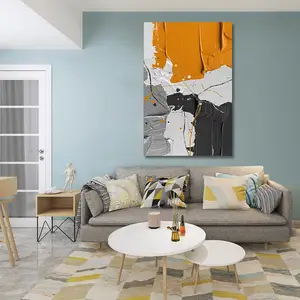 Originele Kunst 100% Handgeschilderde Moderne Abstracte Canvas Olieverfschilderij Palet Messenstijl Huisdecoratie Kunst Aan De Muur