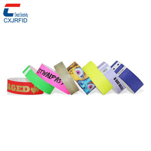 Pulseras de Papel Impermeables con Etiqueta RFID NFC y Logotipo Personalizado para Pagos en Eventos y Uso en Hoteles - Control de Visitantes de un Solo Uso - Product Image 3