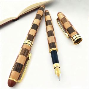 Handcrafted Luxury Wooden Fountain <b>Pen</b> with logo Rosewood Calligraphy <b>Pen</b> Writing Diameter 0.5mm As Gifts for Corporate Events - Product Image 3