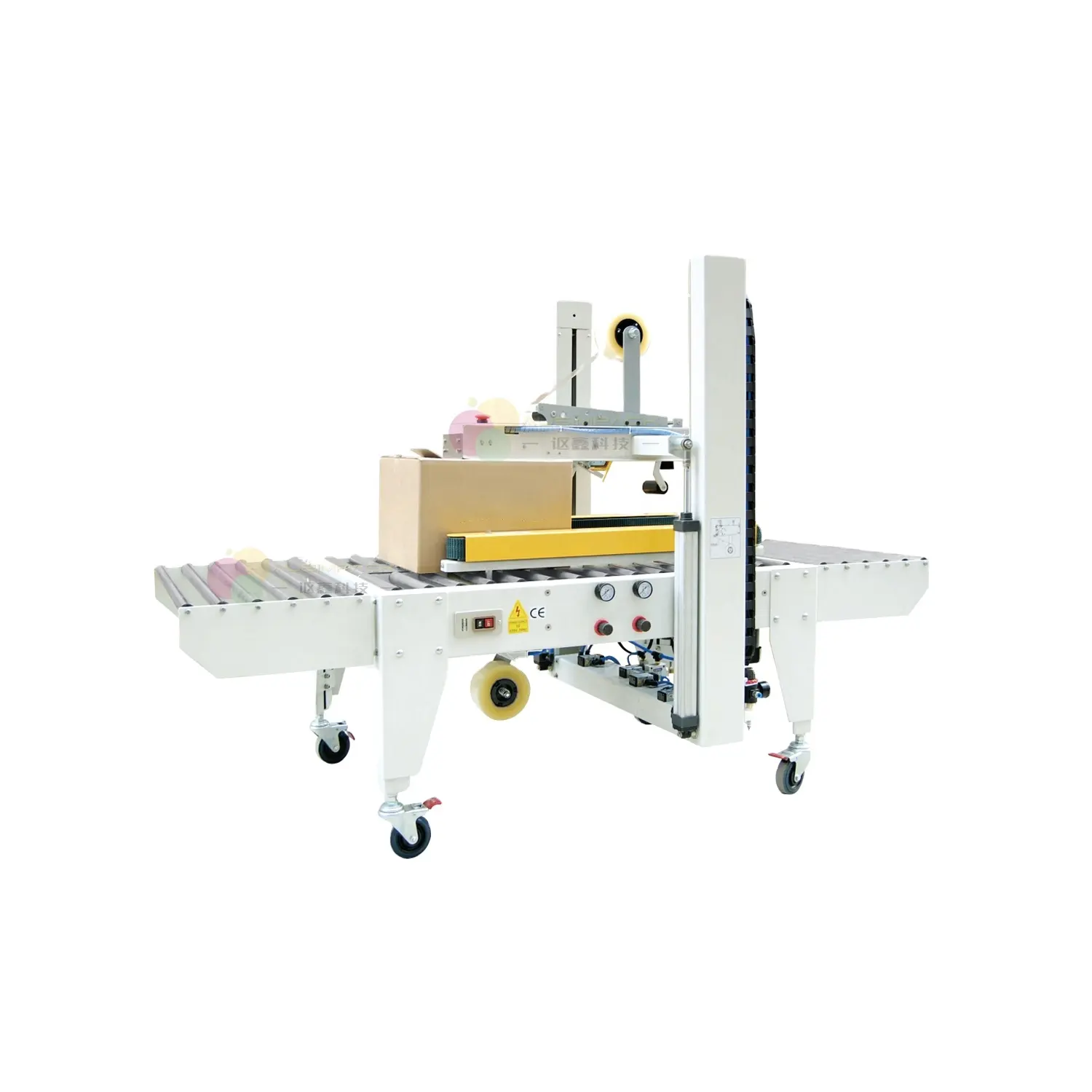 automatic flaps fold carton sealing machine with perfect processed details