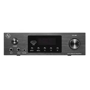 Dsp Hifi Stereo Audio Eindversterker 240W Dual Channel Eindversterker Onafhankelijke Controle Equalizer Home Digitale Versterkers