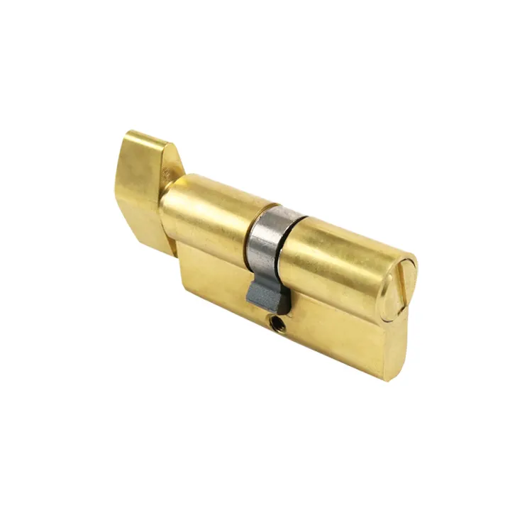 One side knob one side key aluminum door lock cylinder