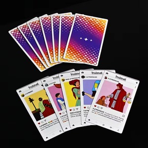 Promotion Stock 12*7cm Taille Originale 78+3 Cartes Grand Jeu de Tarot Référencez les Instructions Rider-Waite Cartes de Tarot Style INS - Product Image 5