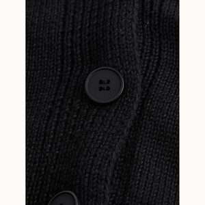 Cardigan invernale da donna personalizzato maglione lavorato a <span class=keywords><strong>maglia</strong></span> in poliestere 100% di alta qualità <span class=keywords><strong>con</strong></span> decorazioni lunari abbigliamento Casual dal Design corto nuovo - Product Image 4
