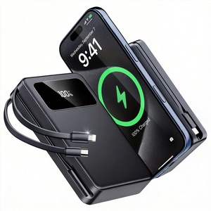 Banco de Energía Portátil de Alta Capacidad, 20W, Batería de Litio-Polímero, <span class=keywords><strong>Carga</strong></span> Inalámbrica Tipo C <span class=keywords><strong>para</strong></span> Teléfono y Portátil - Product Image 1