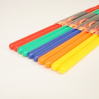 Vente en gros d'accessoires musicaux baguettes performance baguettes de batterie en nylon colorées baguette de batterie à percussion à pointe ronde