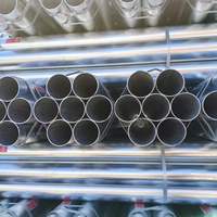 Tuyau en acier soudé galvanisé à chaud avec uniforme revêtement en zinc Z275 Z350 pour applications marines côtières, antirouille, inspection tiers, en stock