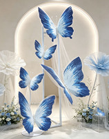 G-192 Décoration Papillon Géant 3D en Papier pour Scène de Mariage, Vitrine de Centre Commercial, Galerie d'Art et Point Photo sur les Réseaux Sociaux