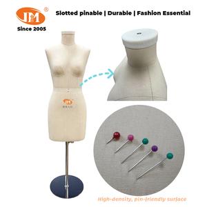 Maniquí de Costura JUNMEI Europeo para Mujer, Medio Cuerpo, de Fibra de Vidrio, con Pinzas, para Estudio de Sastrería, Escuela, Hecho a Mano - Product Image 5