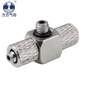 PB6-M3 nickelé cuivre <span class=keywords><strong>PB</strong></span>/PB6-M4/PB6-M5/PB6-M6 micro joint à vis rapide à trois voies - Product Image 6