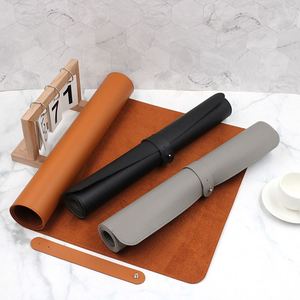RTS Modern Anti-Slip Extended Gaming Mouse Pad PU Leather <b>Desk</b> Mat Large <b>Computer</b> <b>Desk</b> Protector Pad Laptop Keyboard Office Home - Product Image 2