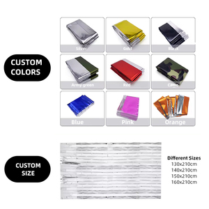 Mantas Térmicas de <span class=keywords><strong>Rescate</strong></span> de Mylar Ligeras para Primeros Auxilios y Supervivencia en Emergencias - Product Image 4
