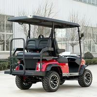 Voiture de golf électrique DC-H-F2+2, dernier design, chariot de golf surélevé pour la chasse, 4 places, buggy de golf personnalisé