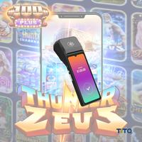 Terminal de paiement intelligent Android 13 (TK10) haute vitesse pour jeux de compétences avec scanner 2MP/5MP, 2 Go de RAM, 4G/WiFi/Bluetooth/NFC USB