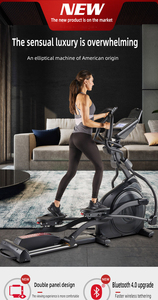 Sortie d'usine Machine elliptique commerciale Gym Machine elliptique de marche dans <span class=keywords><strong>l</strong></span>'espace Elliptique d'escalade avant commercial - Product Image 5
