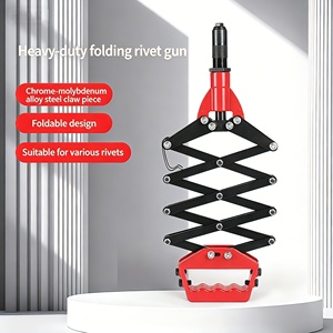 VETOOL Pistola remachadora plegable <span class=keywords><strong>de</strong></span> 32 pulgadas tipo tongs, <span class=keywords><strong>de</strong></span> cuatro pliegues, <span class=keywords><strong>de</strong></span> aluminio, <span class=keywords><strong>de</strong></span> dos manos, <span class=keywords><strong>para</strong></span> bricolaje, <span class=keywords><strong>para</strong></span> cuchillo multiusos, personalizable OEM - Product Image 3