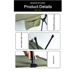 <span class=keywords><strong>Lit</strong></span> de camping <span class=keywords><strong>pliant</strong></span> portable le plus vendu-léger et compact pour une utilisation en extérieur - Product Image 3