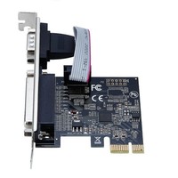 Tarjeta adaptadora serie PCIe RS232 de un solo puerto Interfaz USB 3,0 de perfil bajo Puerto serie DB9 MCS9922 Chipset en stock