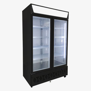 Supermercato vetrina frigorifero frigorifero <span class=keywords><strong>Display</strong></span> verticale bevande refrigeratore congelatore con porta di vetro bevande frigo - Product Image 1