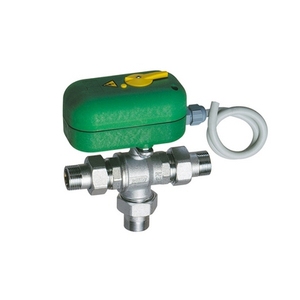 Valvola a 3 vie motorizzata con connettore da 1" x 40s per sistemi HVAC - Product Image 1