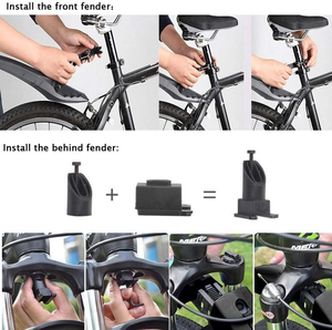 Superbsail ince çamurluklar bisiklet çamurluk karbon Fiber ön/arka MTB dağ kanatları çamurluk bisiklet aksesuarları - Product Image 3