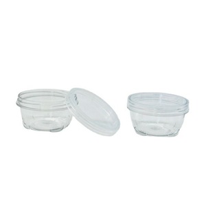 <b>Plastic</b> <b>Jar</b> 170ml Round Snap Top PP Lid For Tea Candy Grains Storage Container - Product Image 4