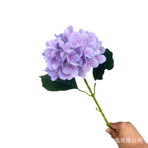 3D Hydrangea Artificial <b>Flowers</b> <b>Single</b> Branch High Simulation Wedding Home Decor Outdoor Props - Product Image 5