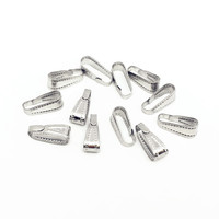 100 pièces/sac plusieurs tailles en acier inoxydable graines de melon fermoir bricolage pincement bélières boucle connecteurs collier à faire soi-même pendentif accessoires