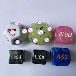 Набор из 6 акриловых 12-гранных кубиков для взрослых с эротическими позами для ролевых игр (SM) - Product Image 2