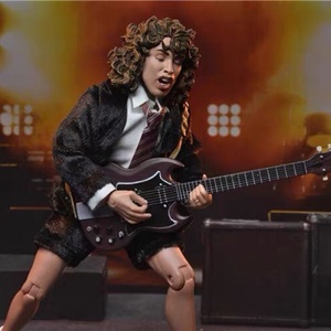 NECAAC/<span class=keywords><strong>DC</strong></span> Angus Young Baş Gitarist 8 inç PVC Aksiyon Figürü Modeli Rock and Roll Müzik Temalı Trend Oyuncak Klasik Kutulu - Product Image 3