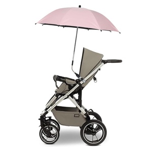 Parasol de poussette bébé léger, résistant aux UV, de haute qualité, avec pince réglable, compatible extérieur - Product Image 4