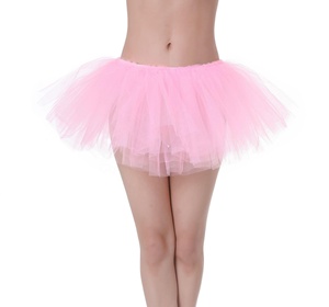 Nouvelle Jupe Courte en <span class=keywords><strong>Tulle</strong></span> pour <span class=keywords><strong>Femme</strong></span>, Extensible et Superposée, Idéale pour l'Été, comme Jupe <span class=keywords><strong>Tutu</strong></span> ou Jupe de Scène - Product Image 4
