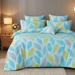 BSB HOME Ensemble de draps 3 pièces en polycoton 300 TC Super King Size à motif floral avec housses d'oreiller Vert lime - Product Image 4