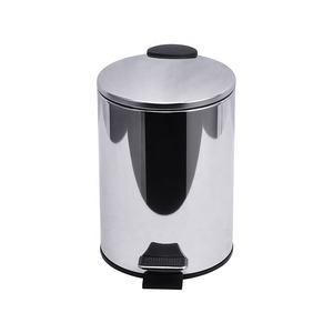 <span class=keywords><strong>Papeleras</strong></span> de acero inoxidable de 3L, cubo de basura <span class=keywords><strong>con</strong></span> <span class=keywords><strong>tapa</strong></span> delgada - Product Image 3