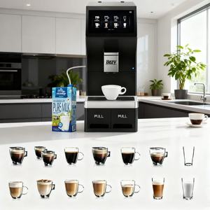 Siêu kinh doanh di động khách sạn & xe sử dụng thương mại hoàn toàn tự động Máy pha cà phê tự sưởi ấm 19 thanh áp lực thép không gỉ - Product Image 1