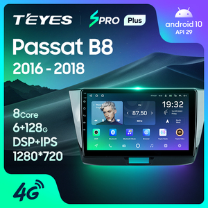 Teyes SPRO cộng với xe DVD Player cho Volkswagen Passat B8 2016 - 2018 10 inch màn hình cảm ứng tự động thiết bị điện tử xe DVD Player - Product Image 5