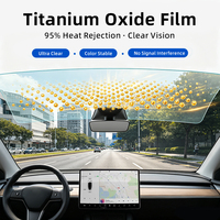 Film solaire automobile 95% IR à pulvérisation magnétron, 99% de rejet UV, nitride de titane, 2 mil, garantie 8 ans