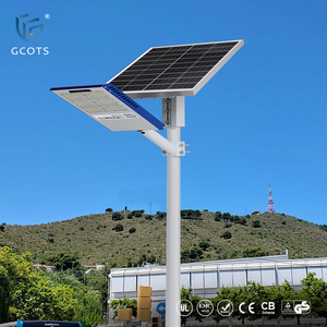Lámpara Solar LED para Exteriores, Impermeable IP65, de 20W a 120W, con Batería de 48AH, Aluminio Fundido a Presión, para Carreteras - Product Image 1