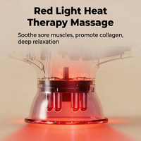 Masseur électrique à ventouses et à aspiration avec lumière rouge chauffante pour le remodelage corporel et la relaxation musculaire
