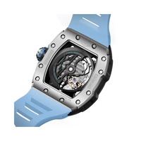 Montres pour hommes Montre swrist de luxe de haute qualité, mode japonaise, montres squelette à mouvement automatique pour hommes