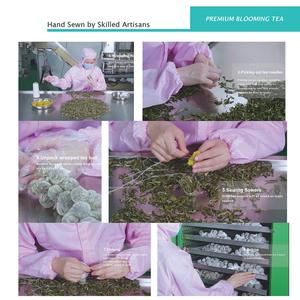 8 Variëteiten Theebommen Met De Hand Gebonden Natuurlijke Groene Theebladeren Met Eetbare Bloemengeschenken Voor Theeliefhebbers - Product Image 5