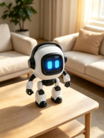 Robot AI da Tavolo ESP32-S3 con Doppio Microfono, Schermo IPS da 1,54" 240x240, Luce RGB, Multilingue, Chat AI su Cloud