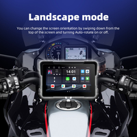 Navigateur GPS portable sans fil pour moto avec Carplay, écran 7 pouces, Bluetooth, TMPS, Android Auto avec système Android 13, Karadar M22