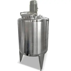 化工用不锈钢500L优质液体反应釜电气夹套混合器