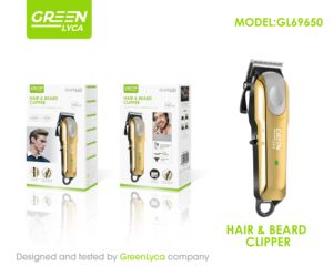 GL69650 Kit de Coiffeur Professionnel pour Homme, Tondeuse Cheveux Rechargeable USB en Acier Inoxydable, Contrôlée par <span class=keywords><strong>Application</strong></span> (Anglais), Utilisation à Domicile - Product Image 2