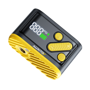 ปั๊มลมจักรยานไร้สาย AUXITO A101 ขนาดเล็ก 120 PSI เครื่องสูบลมยางไฟฟ้าพร้อมเกจวัดแรงดัน ใช้ได้กับวาล์ว Presta และ Schrader สูบลมเร็ว - Product Image 4