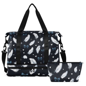 Bolsa de Viaje Expandible y Plegable, Impermeable, con Compartimento para Ropa Seca y Mojada, Organizador, Bolsa de Fin de Semana, Venta al Por Mayor - Product Image 2