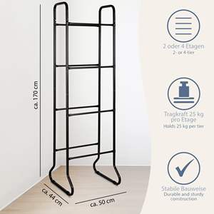Space-Saving Iron Box Holder - Multi-Purpose Storage Rack for Home or Commercial Use - Product Image 3