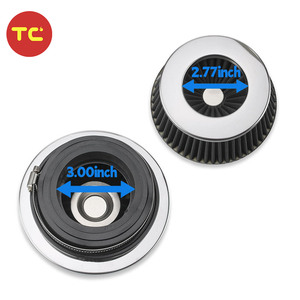Filter Udara Kerucut Aliran Tinggi Universal <span class=keywords><strong>3</strong></span> <span class=keywords><strong>3</strong></span>.5 4 Inch Inlet untuk Filter Asupan Udara Dingin Performa Tinggi Filter Udara Clamp-On - Product Image 3